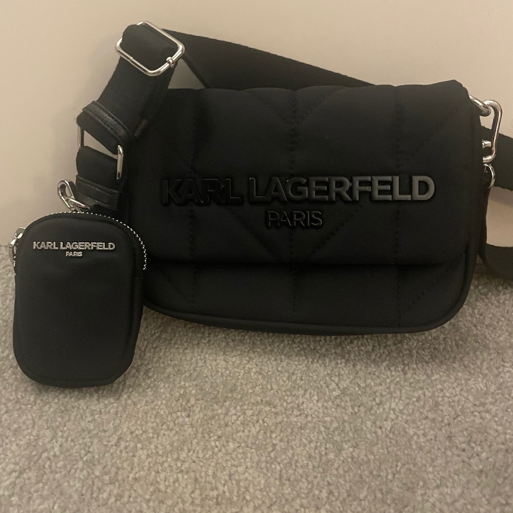 Karl Lagerfeld Voyage Loop Crossbody Handbag